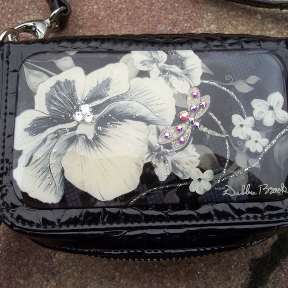 Debbie Brooks Handbags - Debbie Brooks Crossbody / Wristlet Dragon Fly